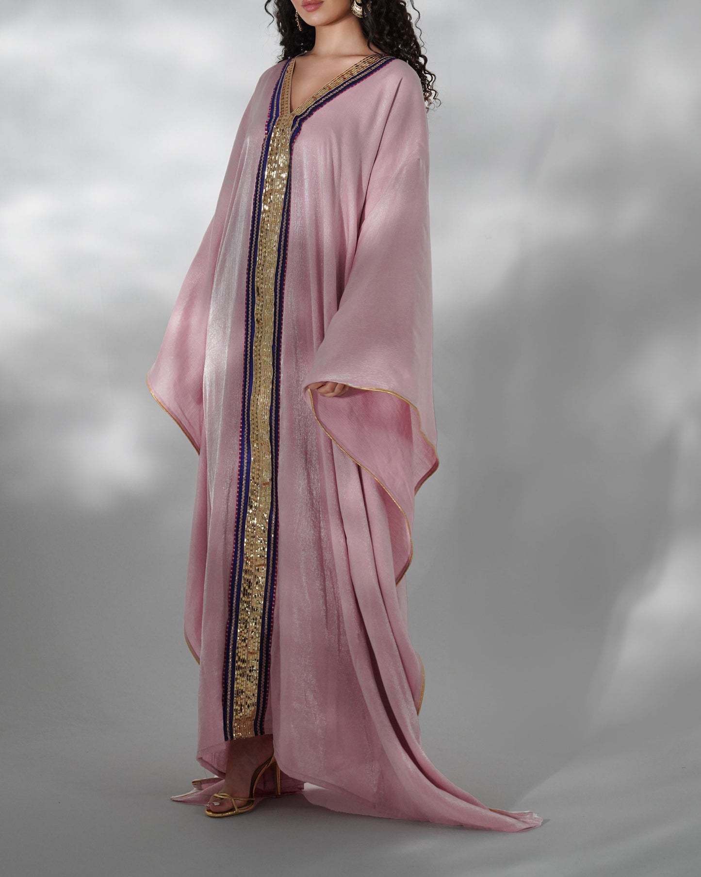 Dynasty pink luxury kaftan