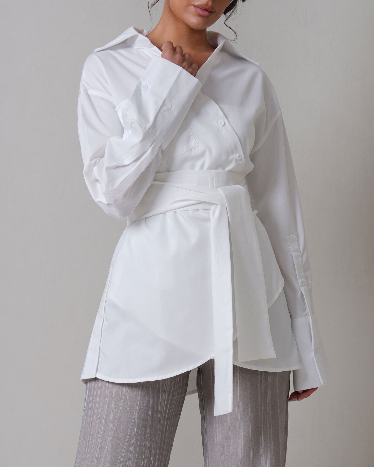 Frostline Waist-Tie Shirt