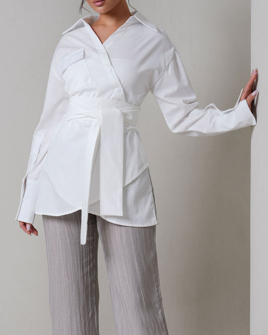 Frostline Waist-Tie Shirt