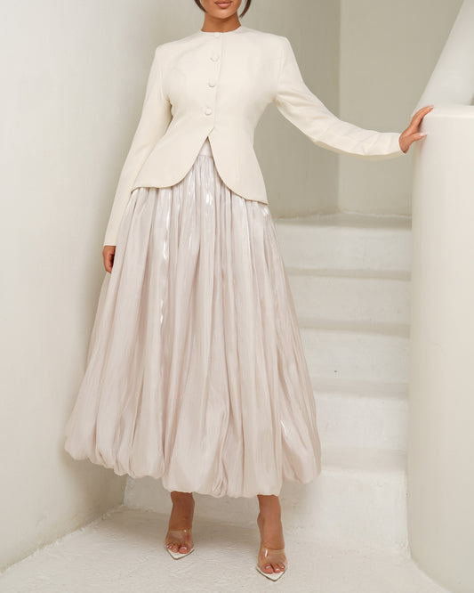 White beige Set