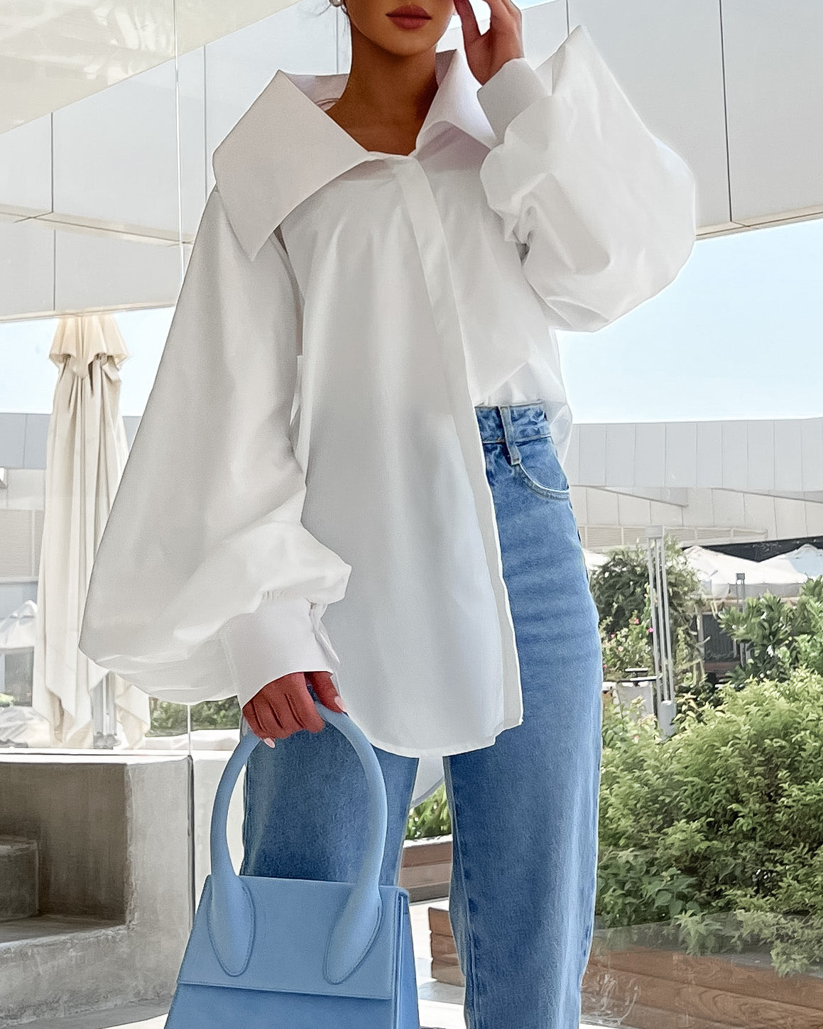 Modern Grace Button-Up Shirt